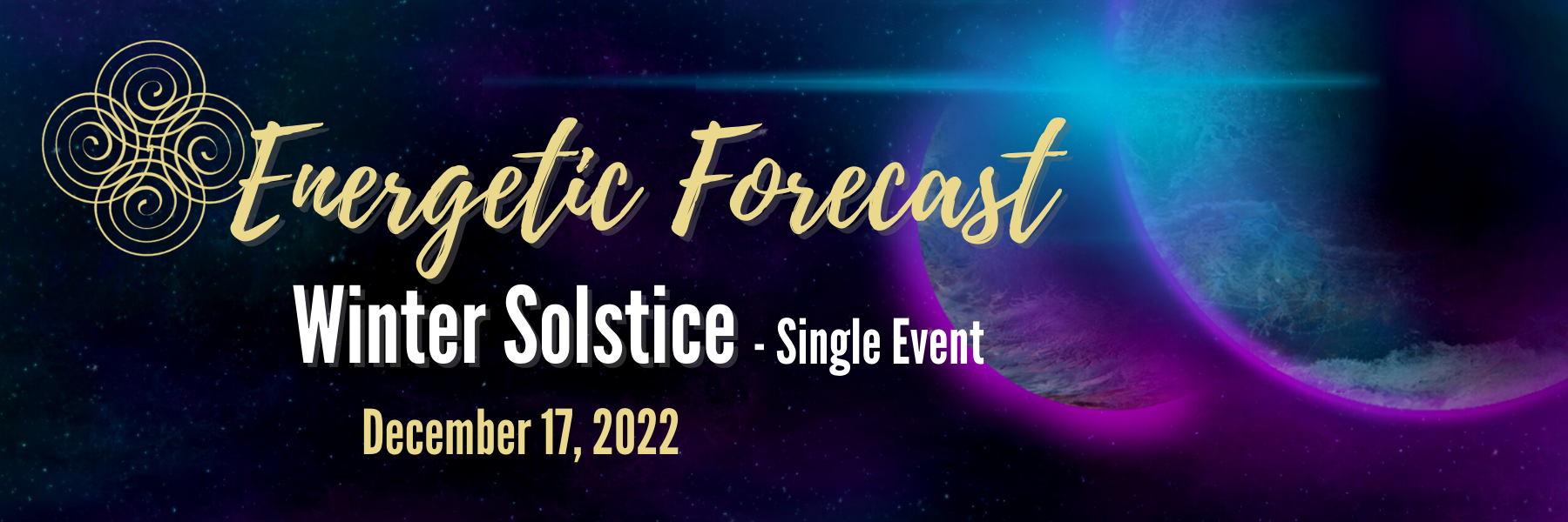 Energetic Forecast - Winter Solstice 2022 - Single Event
